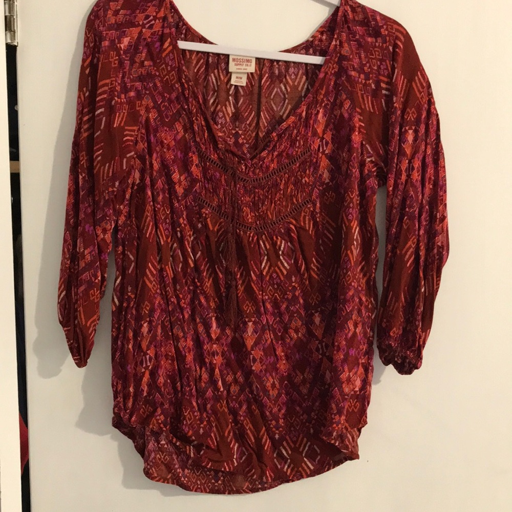 3/4 sleeve blouse